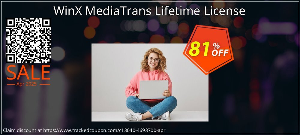 WinX MediaTrans Lifetime License coupon on National Walking Day discount