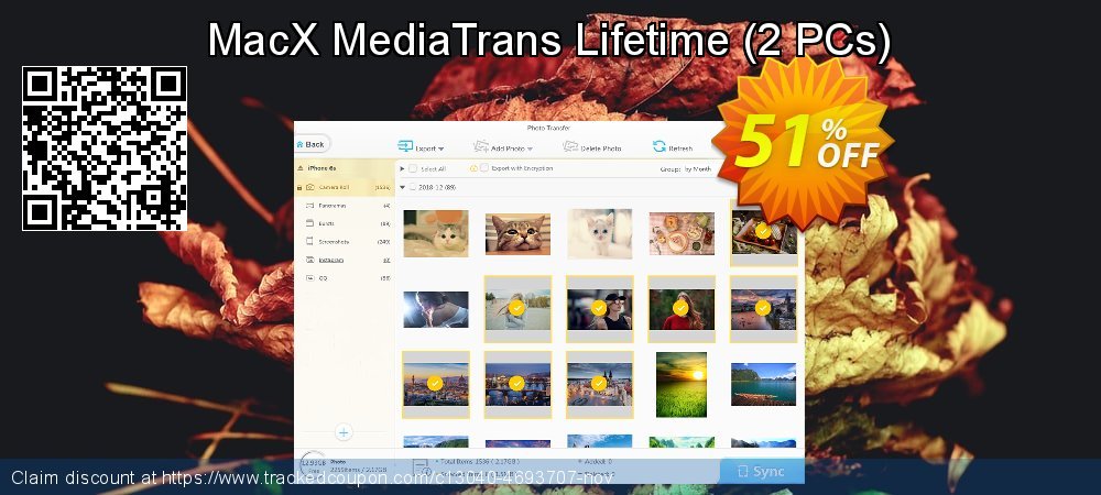 MacX MediaTrans Lifetime License coupon on National Memo Day discount