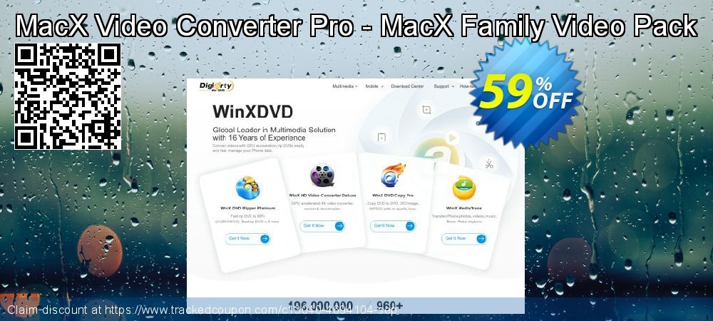 MacX Family Video Pack coupon on National Smile Day offering discount