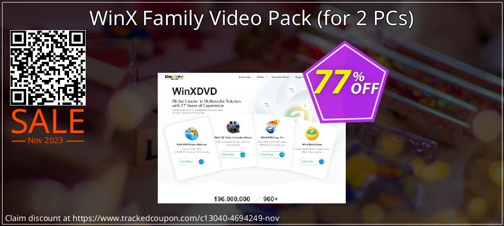 WinX Family Video Pack - for 2 PCs  coupon on National Smile Day offering discount