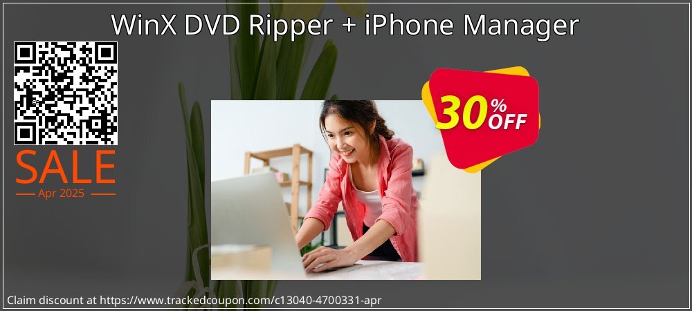 WinX DVD Ripper + iPhone Manager coupon on World Whisky Day offer