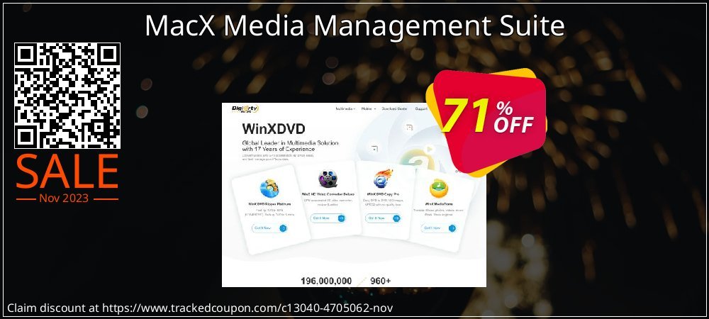 Get 71% OFF MacX Media Management Suite discounts