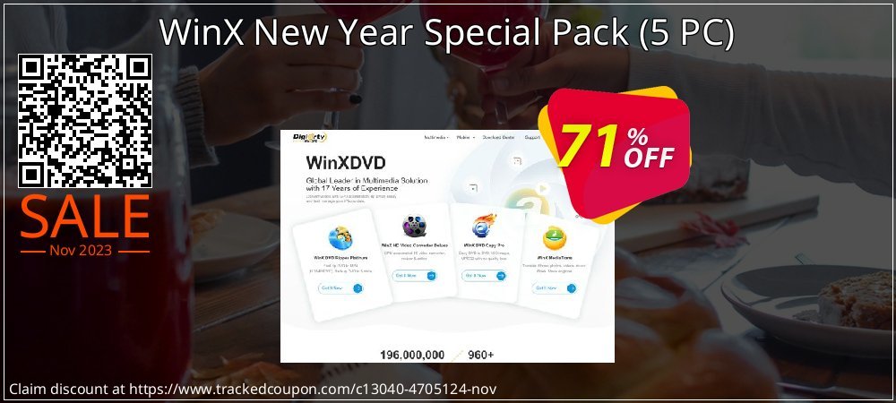 WinX New Year Special Pack - 5 PC  coupon on Earth Hour offering sales