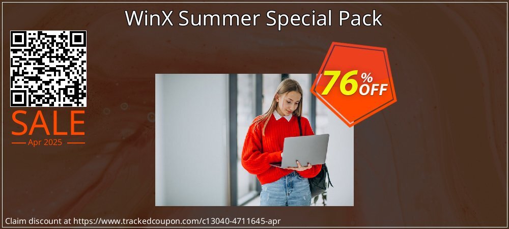 WinX Summer Special Pack coupon on National Walking Day offer