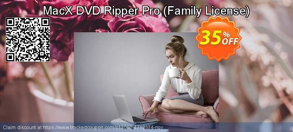 Get 35% OFF MacX DVD Ripper Pro (Family License) offering discount