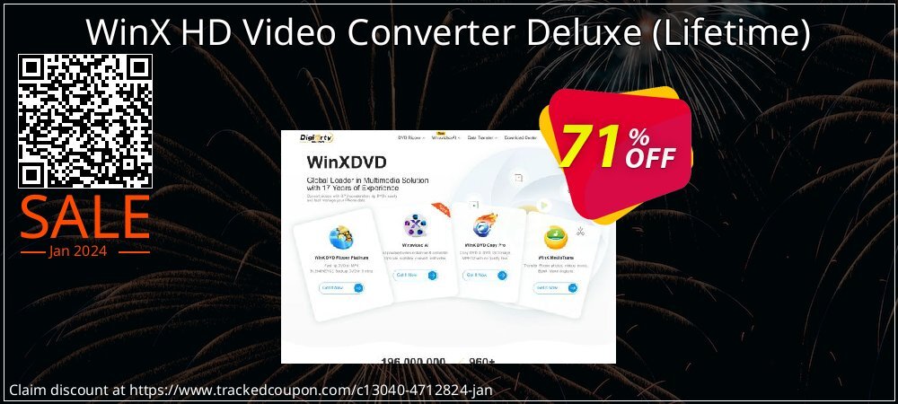 WinX HD Video Converter Deluxe - Lifetime  coupon on American Independence Day offering sales