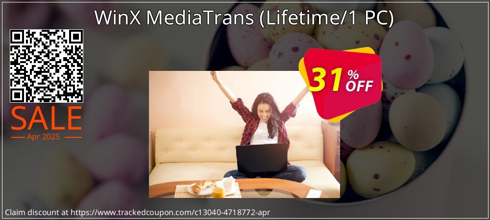 WinX MediaTrans - Lifetime/1 PC  coupon on National Memo Day offer