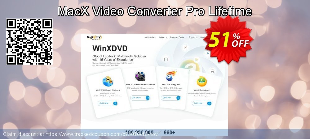 MacX Video Converter Pro Lifetime coupon on Virtual Vacation Day offering discount