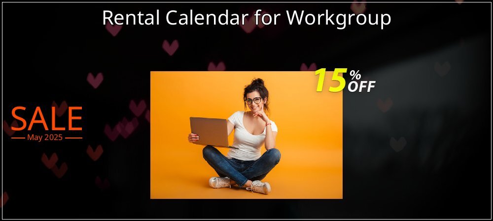 Rental Calendar for Workgroup coupon on April Fools' Day discounts