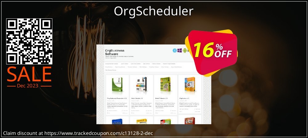 OrgScheduler coupon on April Fools' Day deals