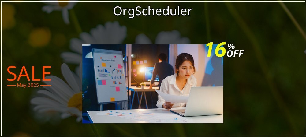 OrgScheduler coupon on Working Day offer