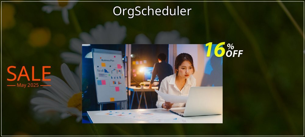 OrgScheduler coupon on April Fools' Day deals