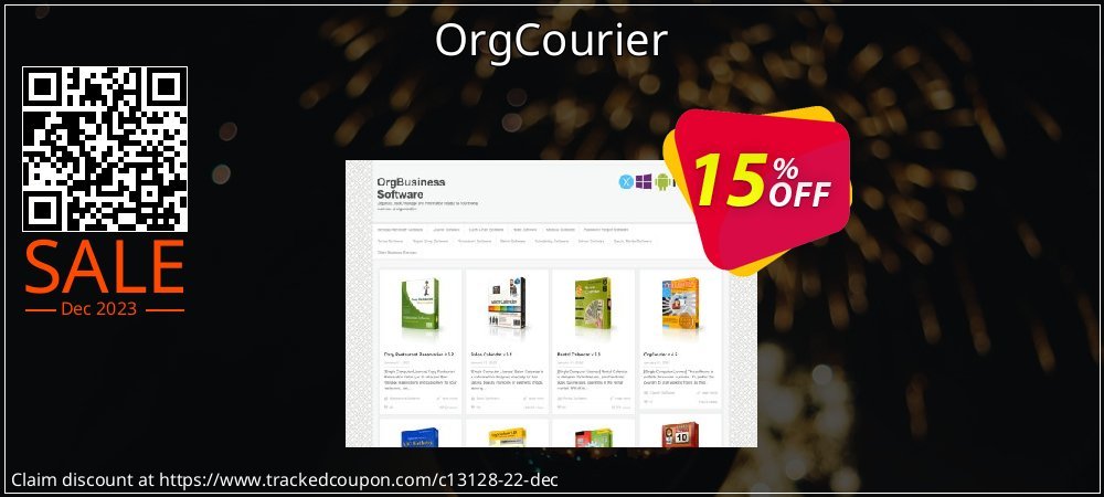 OrgCourier coupon on April Fools' Day discount