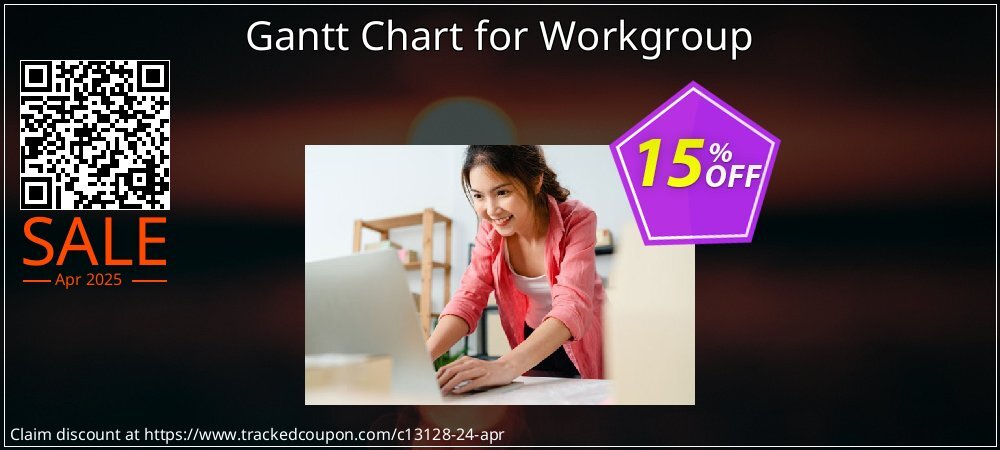 Gantt Chart for Workgroup coupon on Tell a Lie Day offering sales