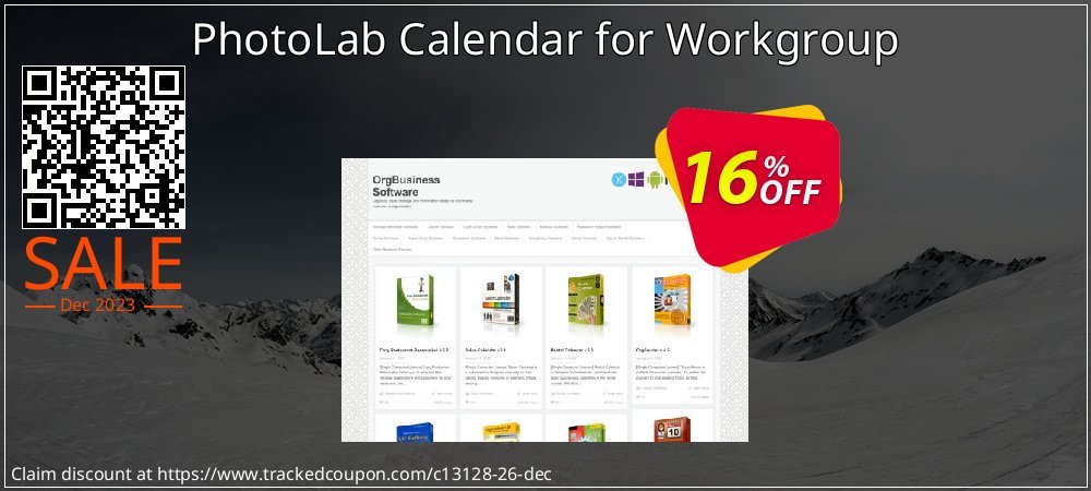 PhotoLab Calendar for Workgroup coupon on World Party Day discounts