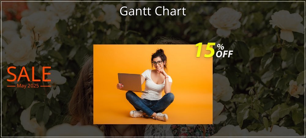 Gantt Chart coupon on April Fools Day discounts