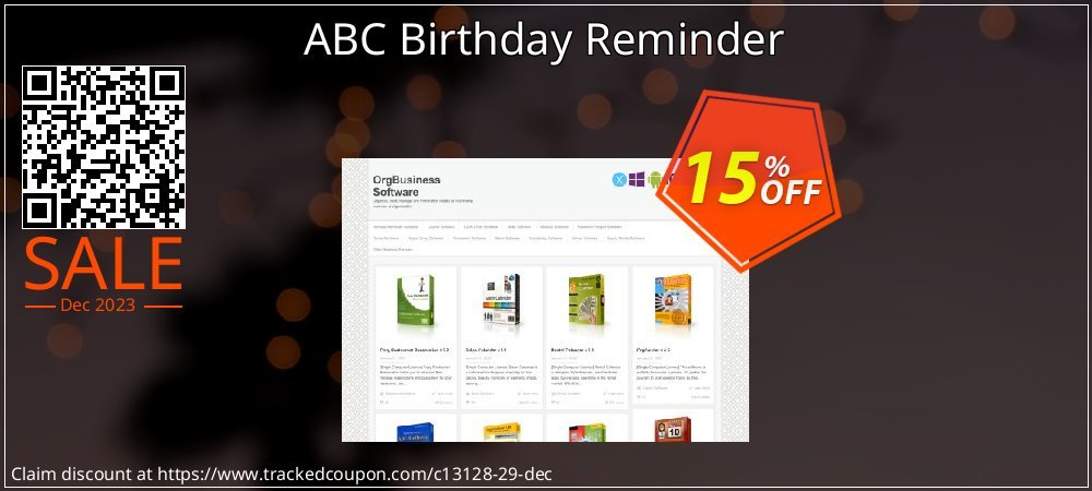 ABC Birthday Reminder coupon on World Password Day offer