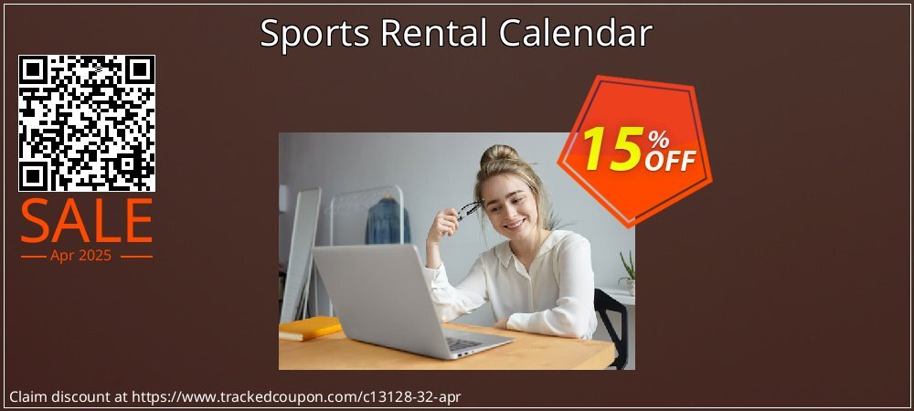 Sports Rental Calendar coupon on Working Day offering sales