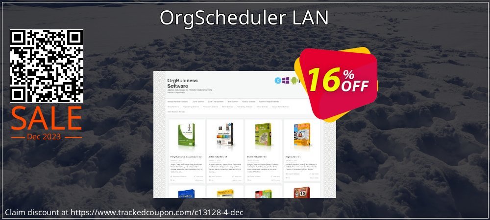 OrgScheduler LAN coupon on Tell a Lie Day discount