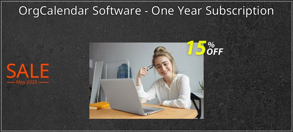 OrgCalendar Software - One Year Subscription coupon on National Memo Day offer