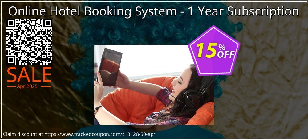 Online Hotel Booking System - 1 Year Subscription coupon on Mother Day offering sales