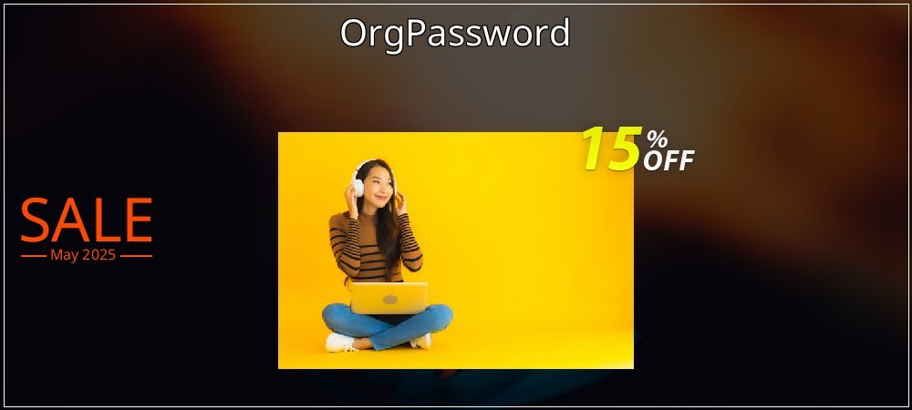 OrgPassword coupon on April Fools Day offering sales