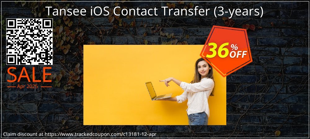 Tansee iOS Contact Transfer - 3-years  coupon on Working Day offer