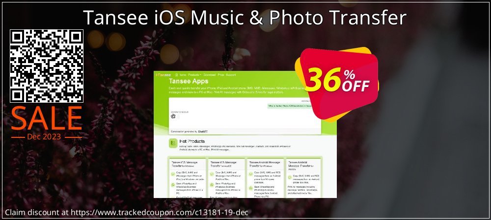 Tansee iOS Music & Photo Transfer coupon on Tell a Lie Day promotions
