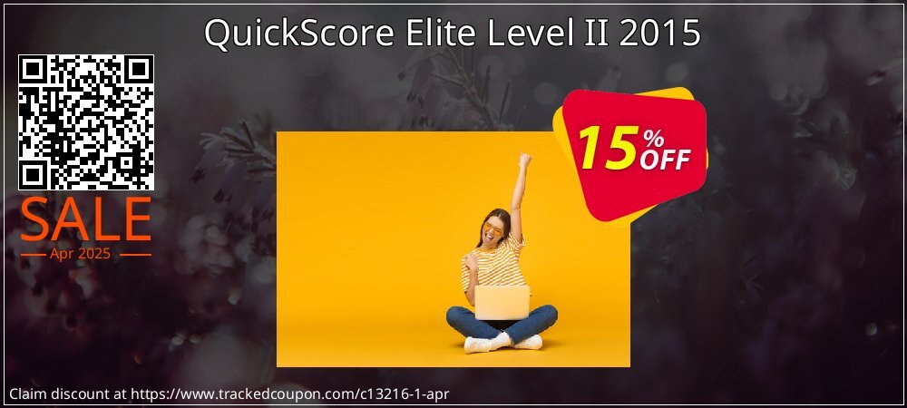 QuickScore Elite Level II 2015 coupon on World Party Day discounts