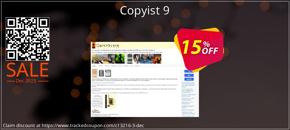 Copyist 9 coupon on Easter Day sales
