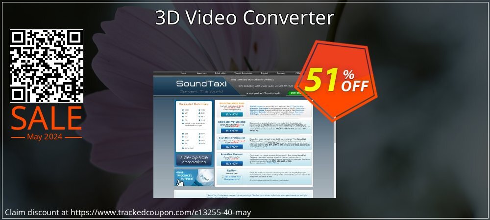 3D Video Converter coupon on Mother Day offering sales
