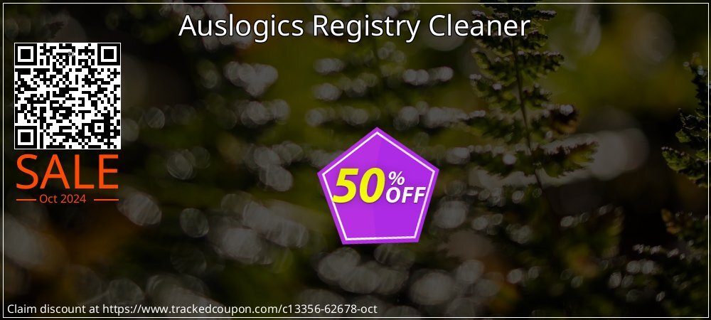 Auslogics Registry Cleaner coupon on Constitution Memorial Day offering sales
