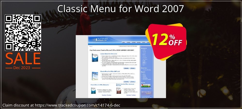 Classic Menu for Word 2007 coupon on World Party Day discounts