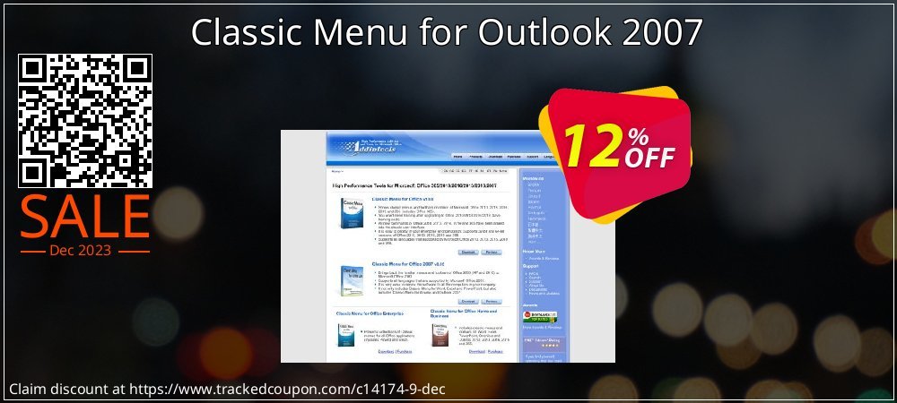 Classic Menu for Outlook 2007 coupon on Tell a Lie Day deals