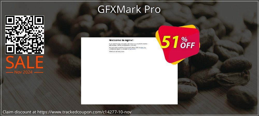 GFXMark Pro coupon on National Walking Day super sale