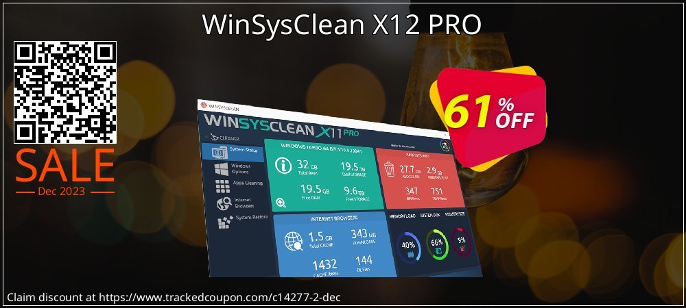 WinSysClean X11 PRO coupon on Thanksgiving offering sales
