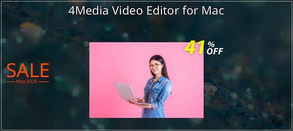 4Media Video Editor for Mac coupon on National Smile Day deals