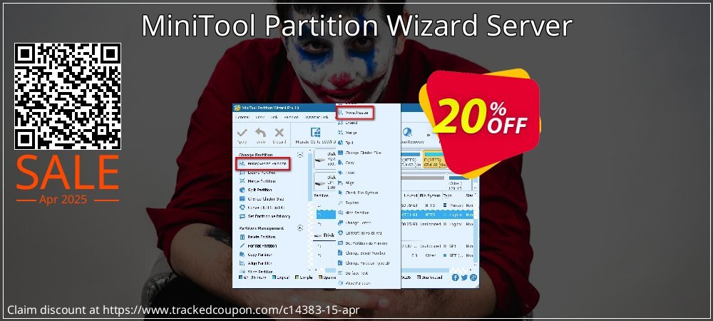 MiniTool Partition Wizard Server coupon on Mother Day deals
