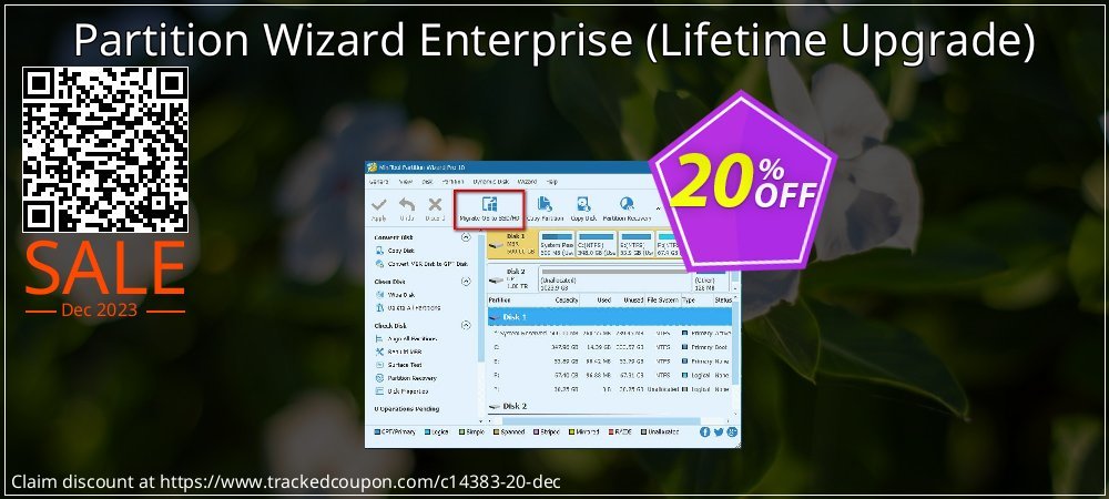 Partition Wizard Enterprise - Lifetime Upgrade  coupon on National Champagne Day offering discount