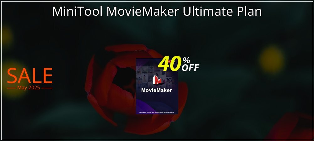 MiniTool MovieMaker Ultimate Plan coupon on Christmas & New Year offering sales