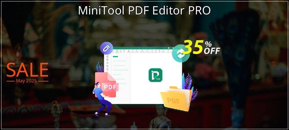 MiniTool PDF Editor PRO coupon on Mother Day offering discount