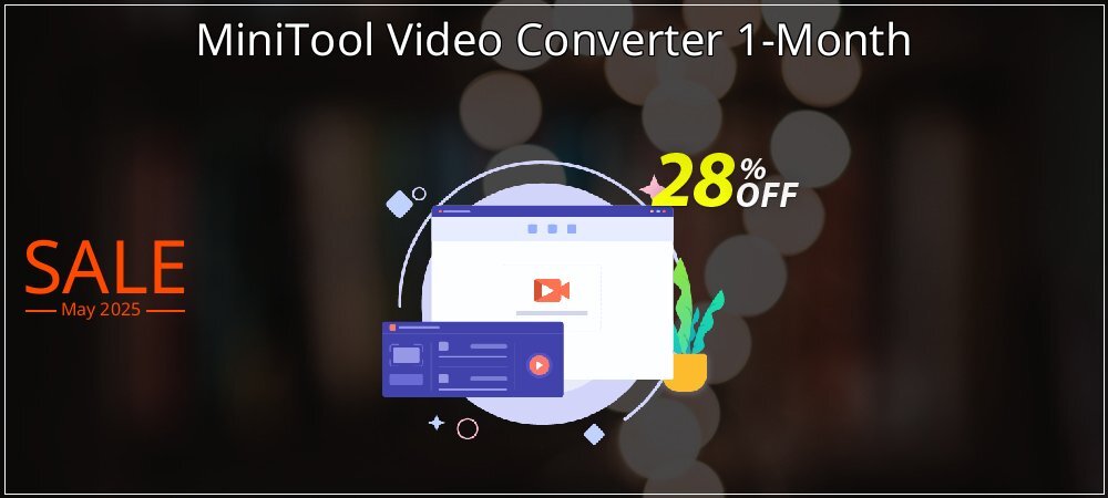 MiniTool Video Converter 1-Month coupon on National Memo Day offer