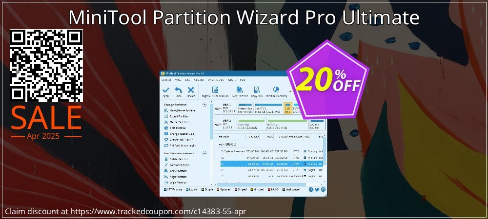 MiniTool Partition Wizard Pro Ultimate coupon on National Walking Day offering discount