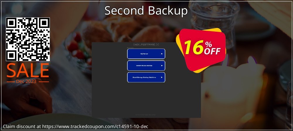 Second Backup coupon on World Backup Day offering discount