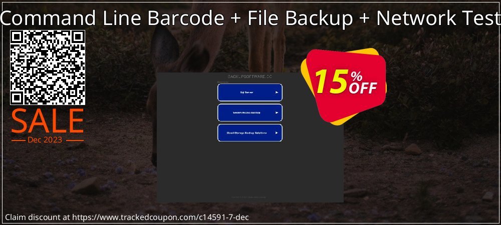 6in1 Barcode Toolkit + Command Line Barcode + File Backup + Network Testing Permanent License coupon on April Fools' Day offer