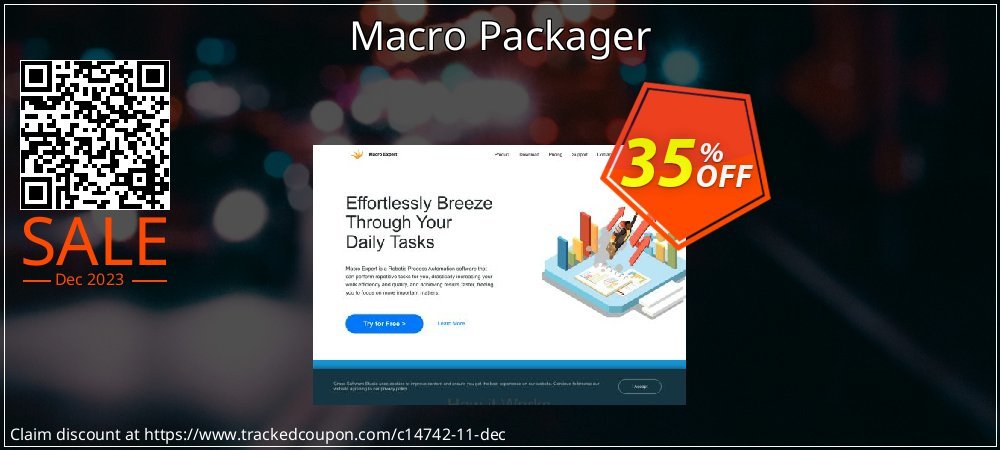 Macro Packager coupon on World Party Day offering discount