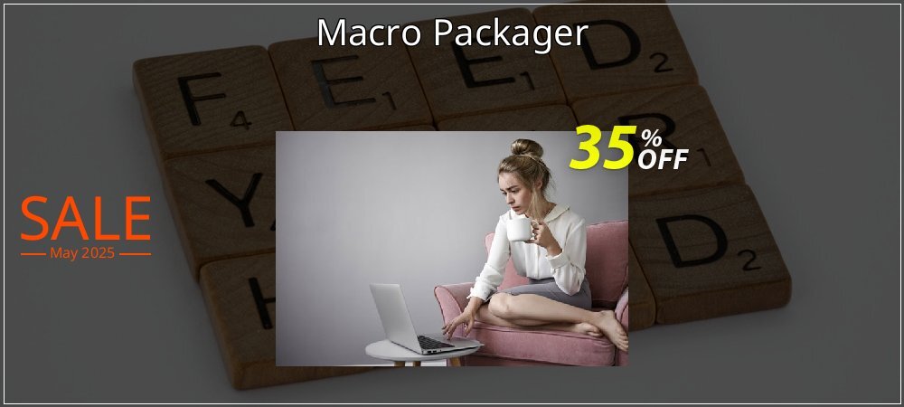 Macro Packager coupon on World Party Day offering discount