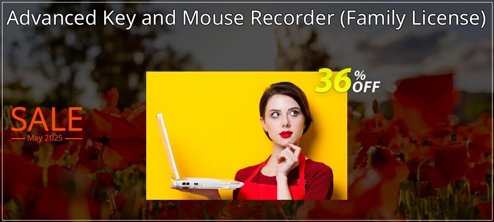 Advanced Key and Mouse Recorder - Family License  coupon on National Pizza Party Day discount