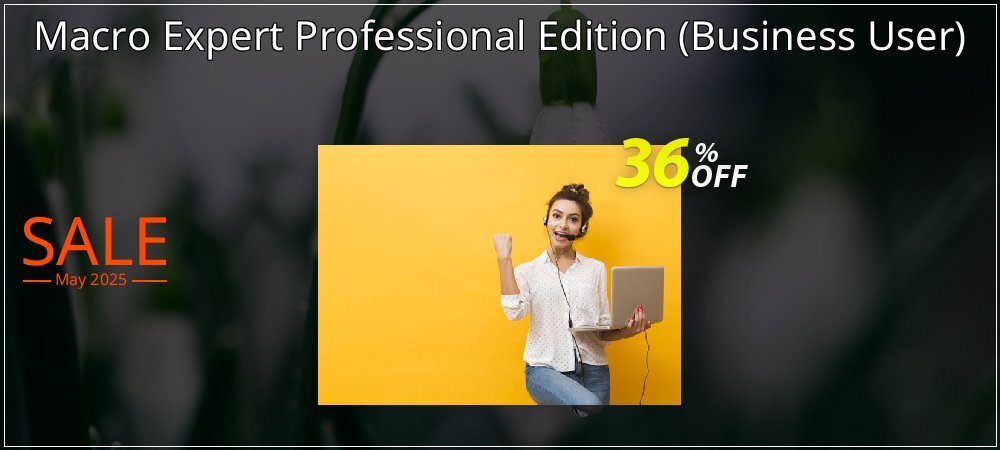 Macro Expert Professional Edition - Business User  coupon on World Whisky Day sales