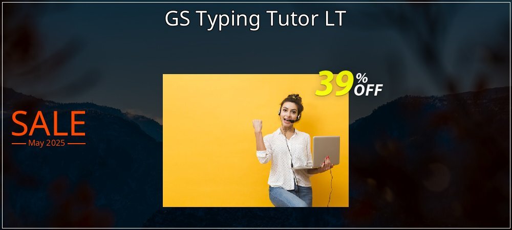 GS Typing Tutor LT coupon on April Fools' Day sales